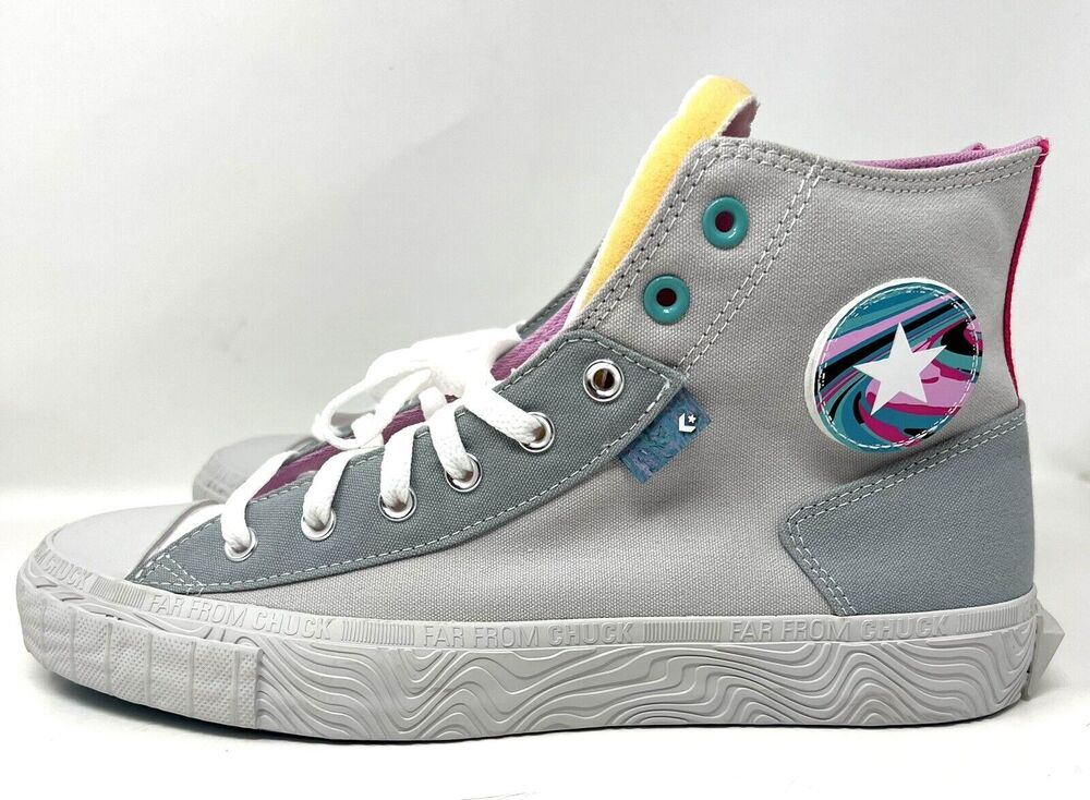 Chuck Taylor All Stars Mens Size 12 Wmns 14  Patch  Pink Grey Blue A00415C